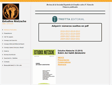 Tablet Screenshot of estudiosnietzsche.org